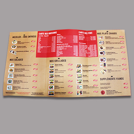 carte menu